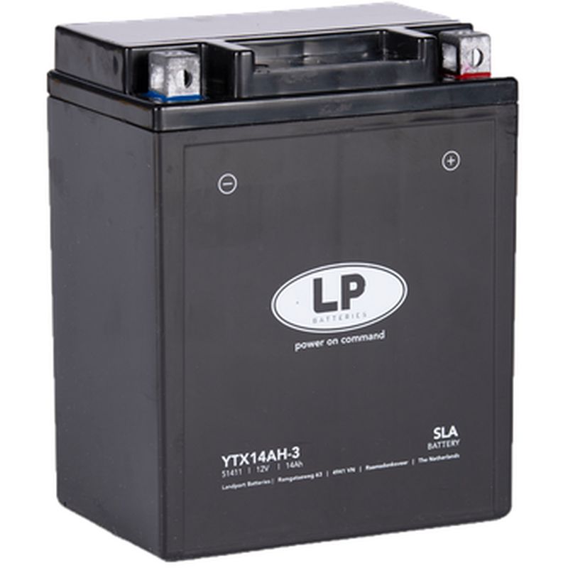 LANDPORT akumulátor YTX14AH-3 (MS LTX14AH-3) (YB14L-A2/B2) 12V 14AH (134X89X166mm) (210A) SLA bezúdržbový - (4) (LANDPORT akumulátor YTX14AH-3 (MS)